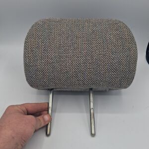 OEM Subaru Cloth Headrest Gray Herringbone Front Seat Head Rest 2000-2004 Legacy